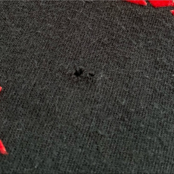 Vintage Spider-Man Big Print Felt Graphic Tee Sz L - Picture 4 of 6